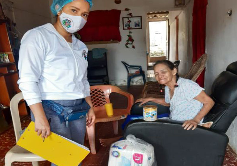 Entrega de alimentos