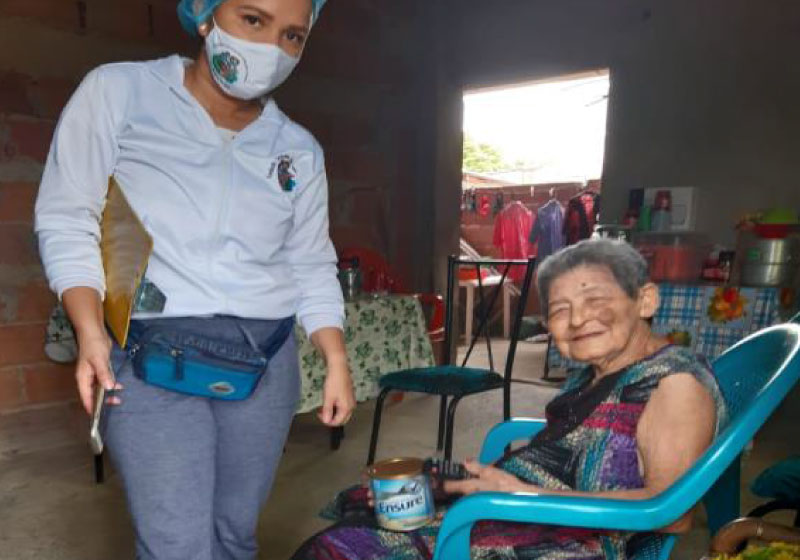 Entrega de alimentos