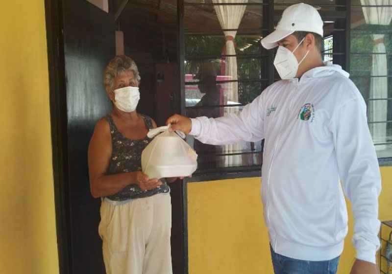 Entrega de alimentos