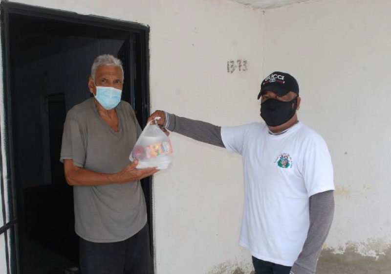 Entrega de alimentos