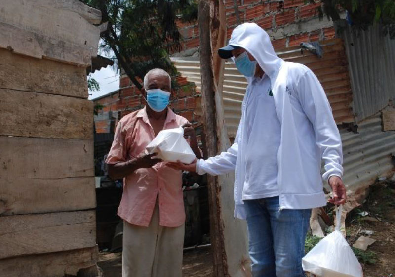 Entrega de alimentos