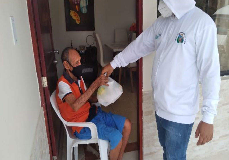 Entrega de alimentos