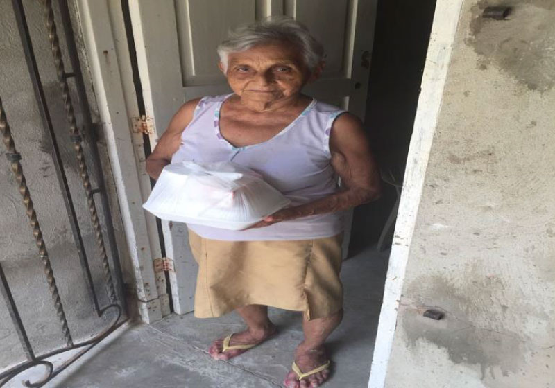 Entrega de alimentos